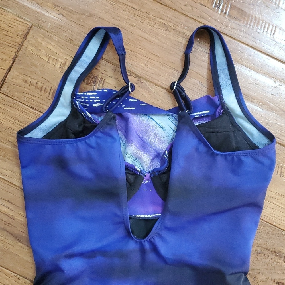 Miraclesuit By Kirkland Blue Purple and Black Swimwear - Picture 5 of 10